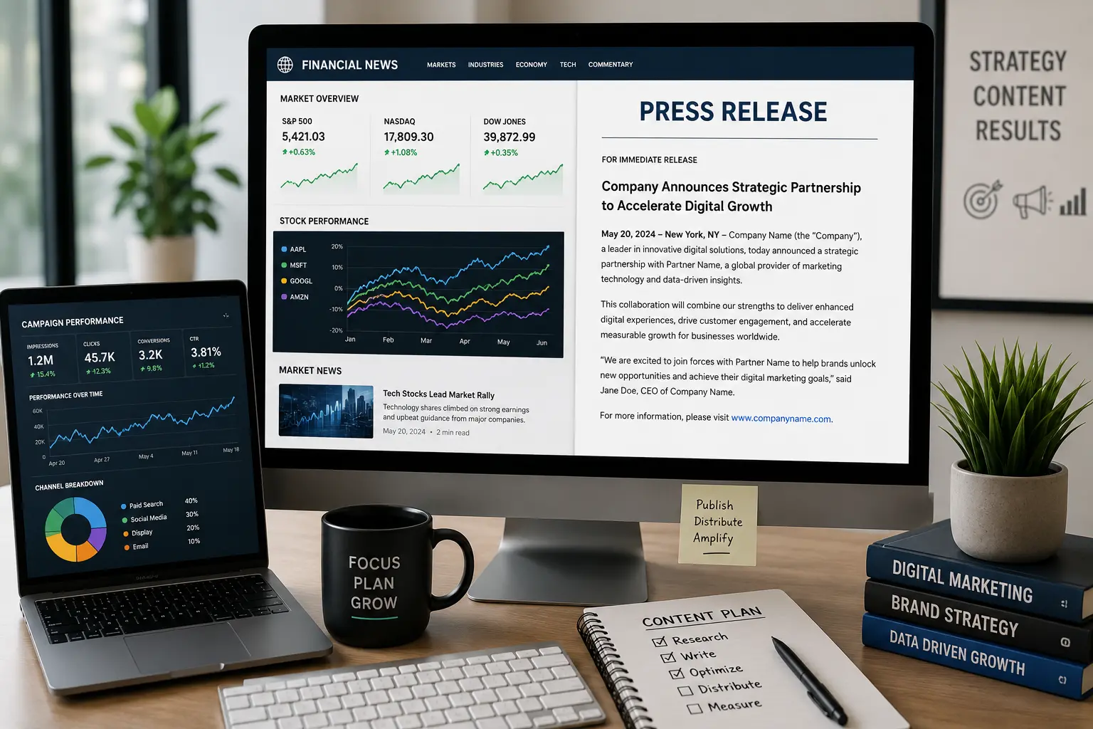 How to Get Your Press Release on Yahoo Finance and MarketWatch