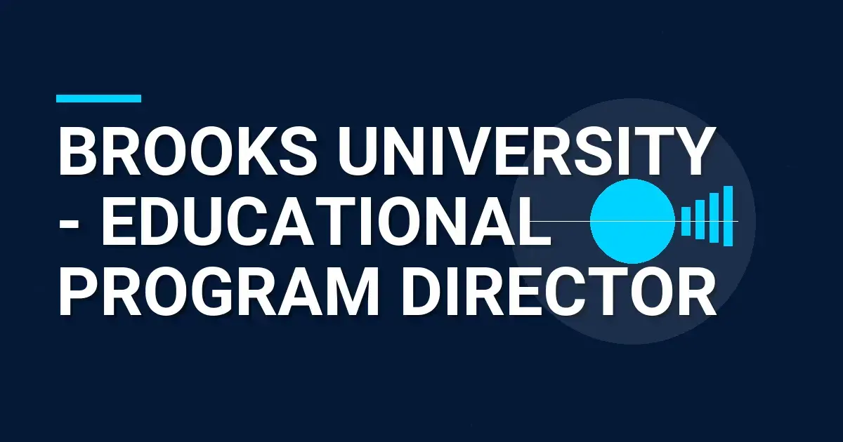 Brooks University - Educational Program Director