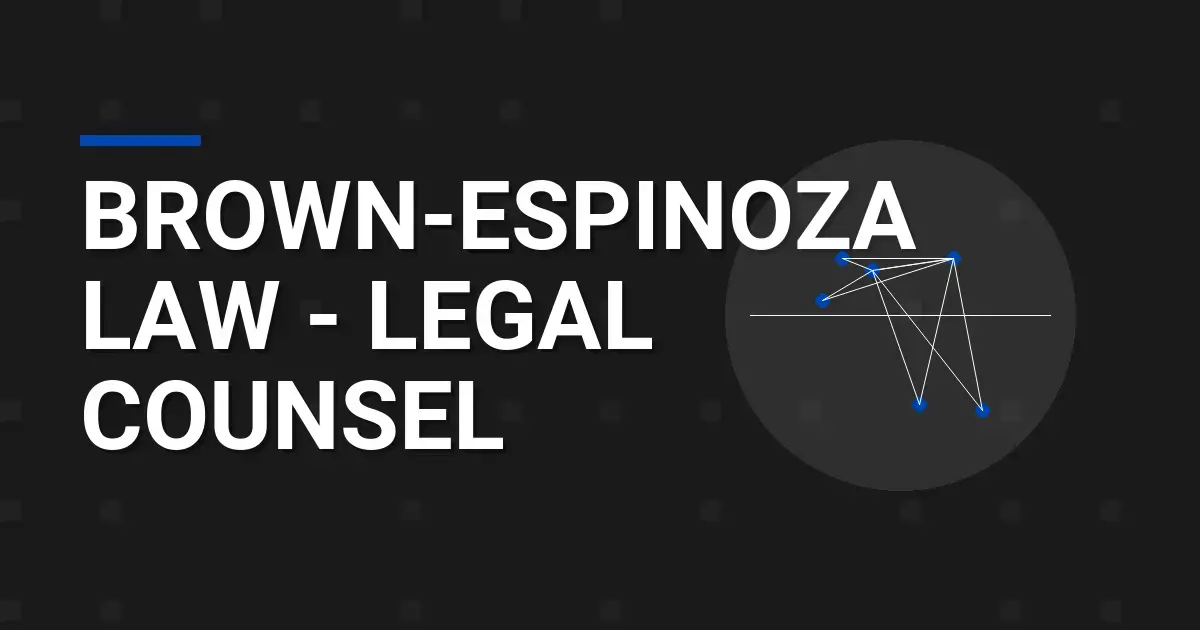 Brown-Espinoza Law - Legal Counsel
