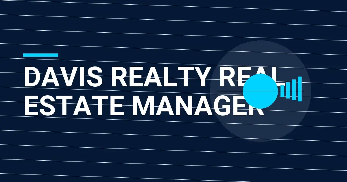 Davis Realty Real Estate Manager