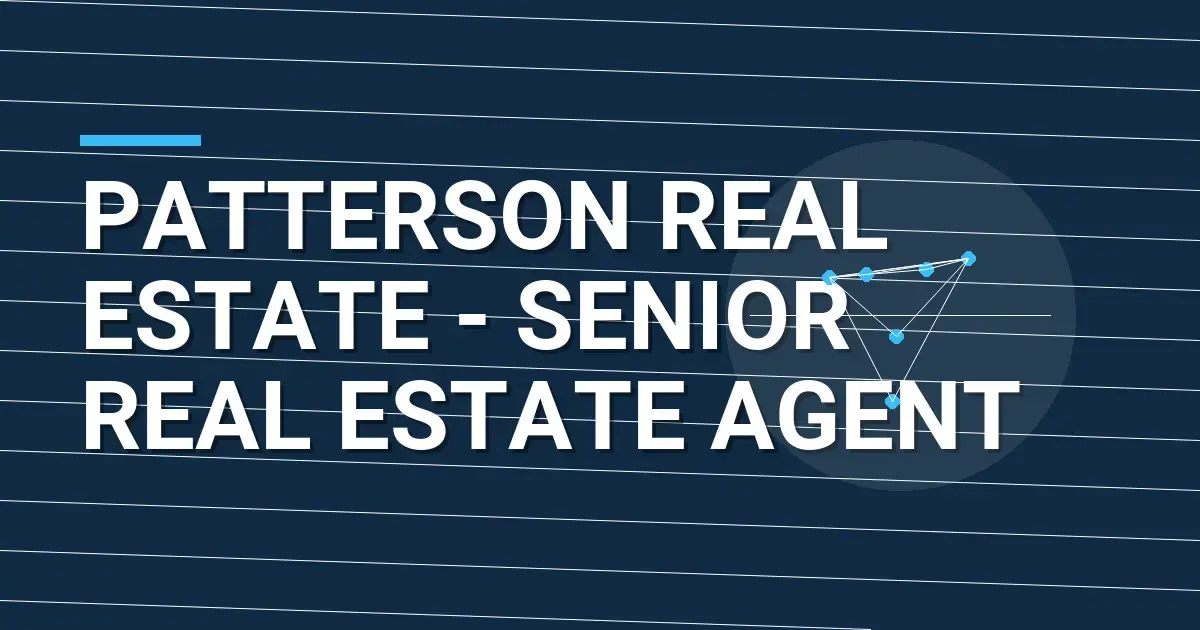Patterson Real Estate - Senior Real Estate Agent