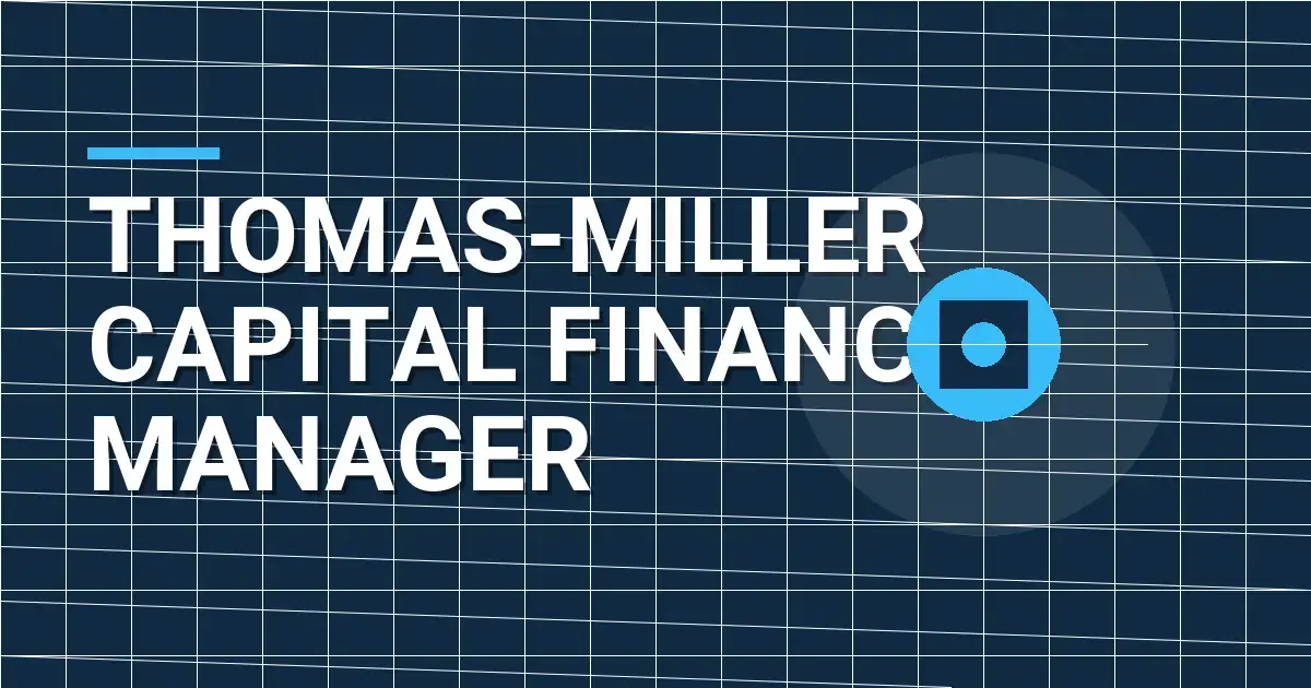 Thomas-Miller Capital Finance Manager