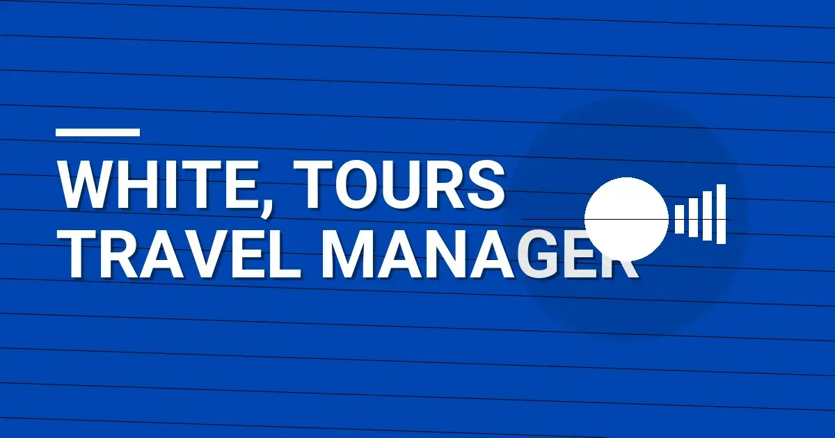 White, Tours Travel Manager