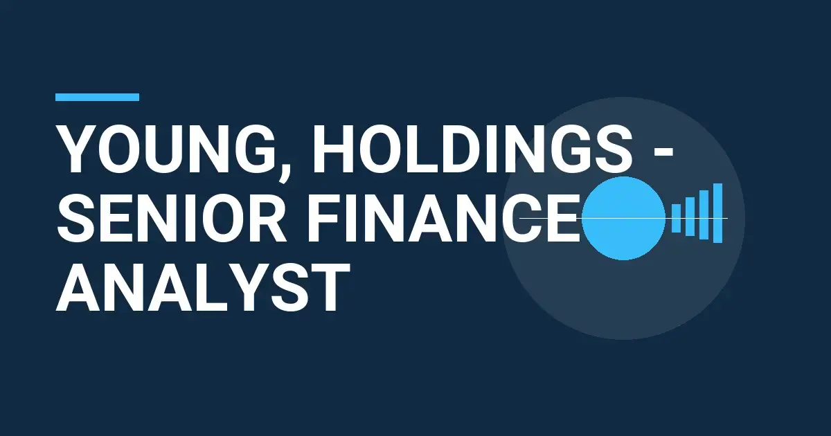 Young, Holdings - Senior Finance Analyst