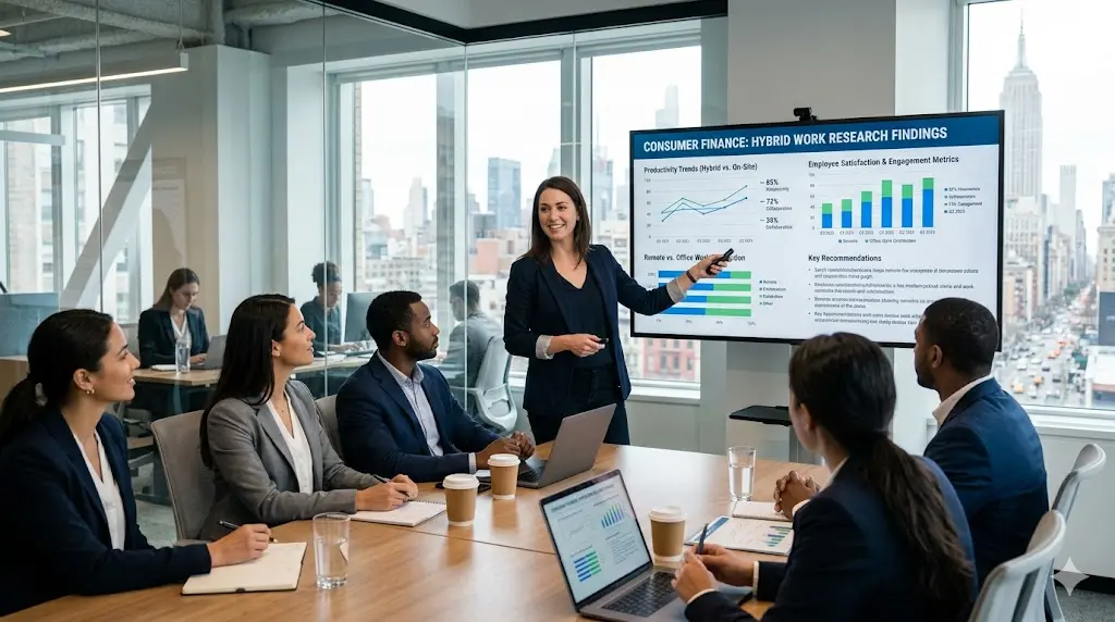 Research Findings About Hybrid Workplaces in Consumer Finance