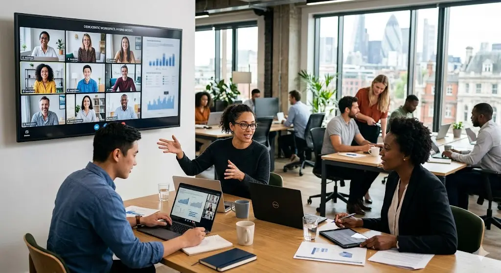 Research Findings About Hybrid Workplaces in Modern Democracies